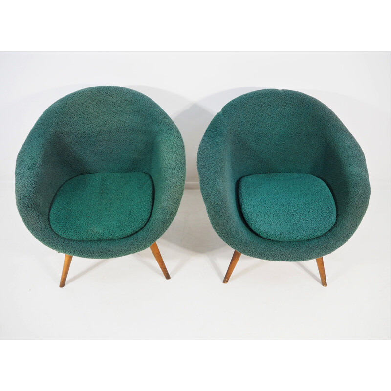 Pair of Vintage Armchairs, 1970s