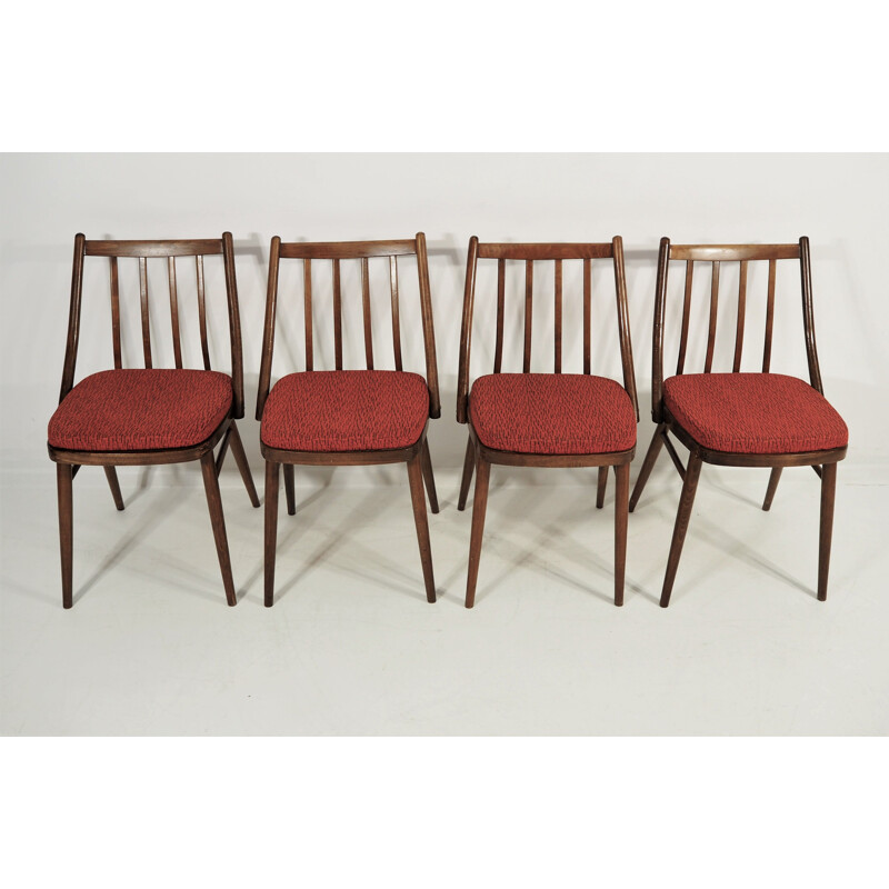 Set of 4 Vintage Dining Chairs, 1960