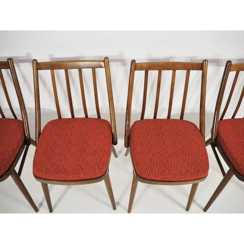Set of 4 Vintage Dining Chairs, 1960