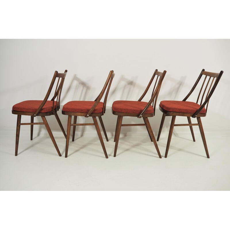 Set of 4 Vintage Dining Chairs, 1960