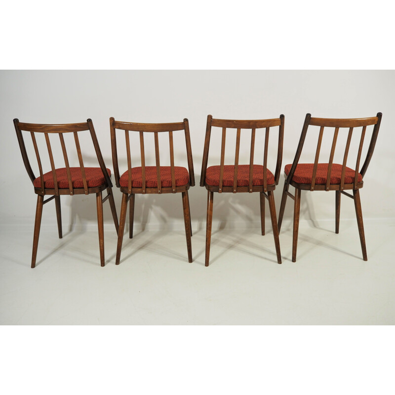 Set of 4 Vintage Dining Chairs, 1960