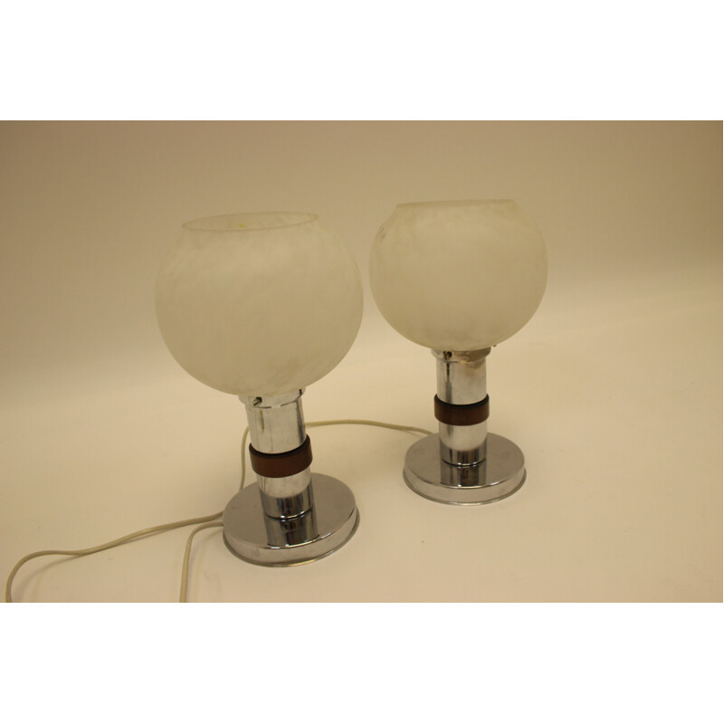 Pair of table lamps vintage art deco 1920s