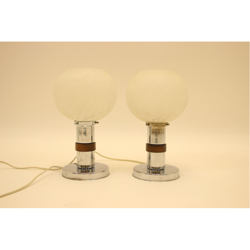 Pair of table lamps vintage art deco 1920s