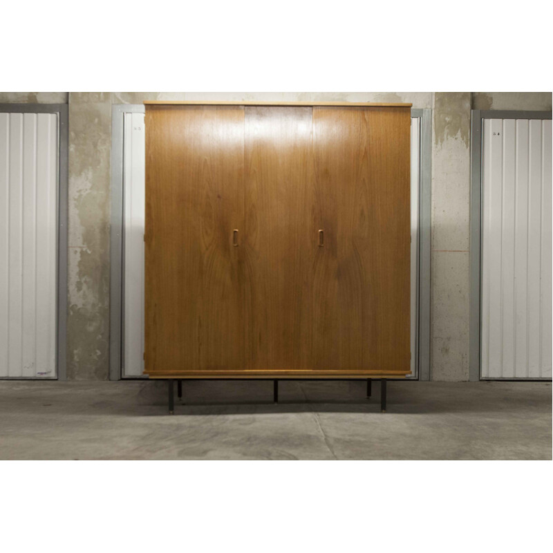 Vintage teak wardrobe 2 doors 1960