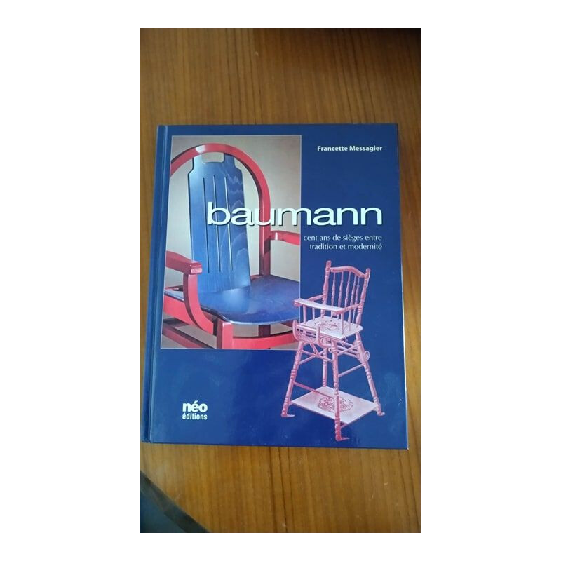Lot de 4 chaises vintage bistrot Baumann ref22
