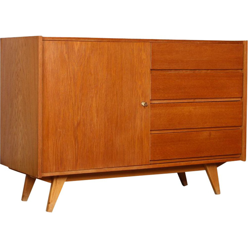 Vintage wooden chest of drawers by Jiri Jiroutek for Interier Praha, 1960