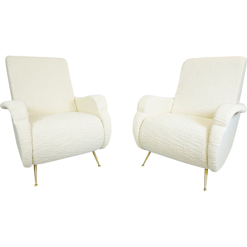 Pair of vintage armchairs Italian