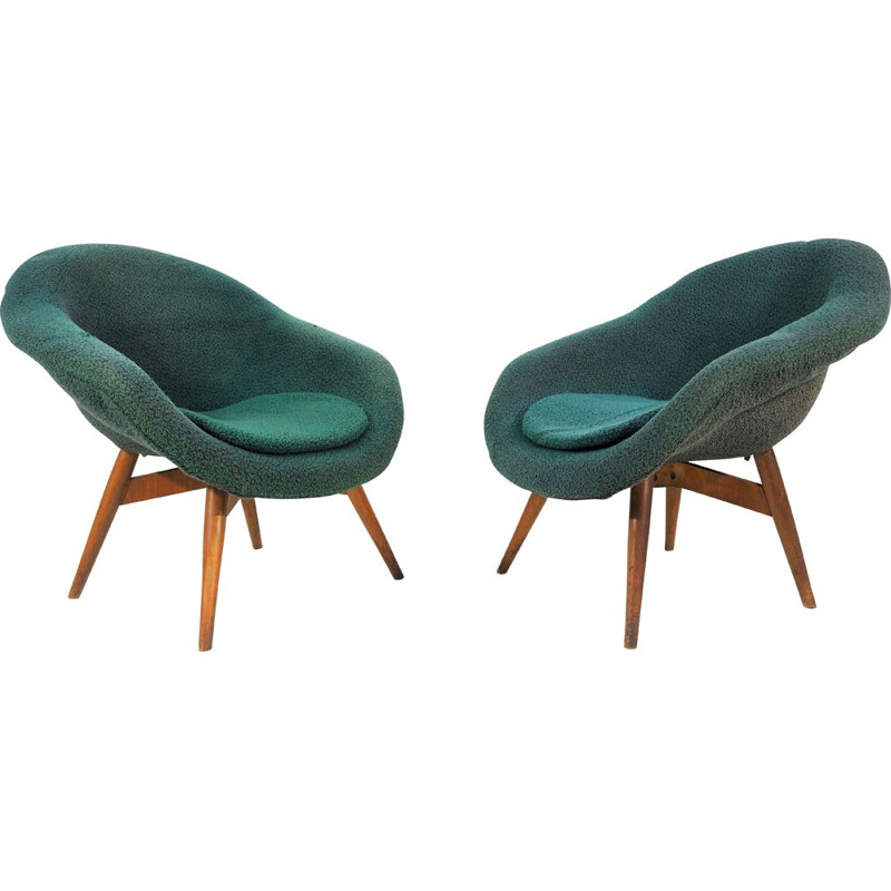 Pair of Vintage Armchairs, 1970s