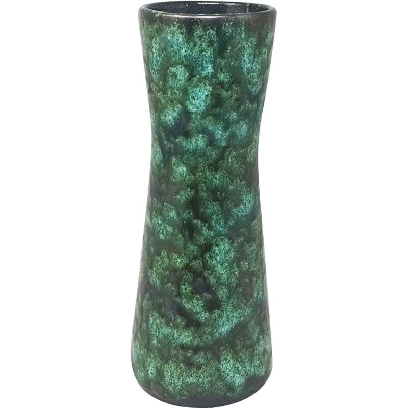 Vintage Green Scheurich Vase 206-27 1970s