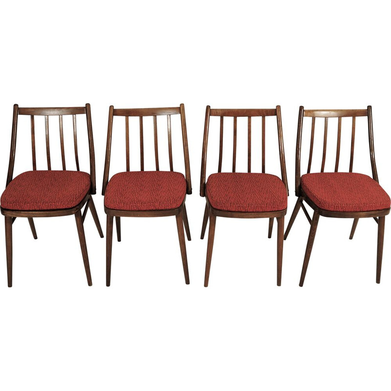 Set of 4 Vintage Dining Chairs, 1960