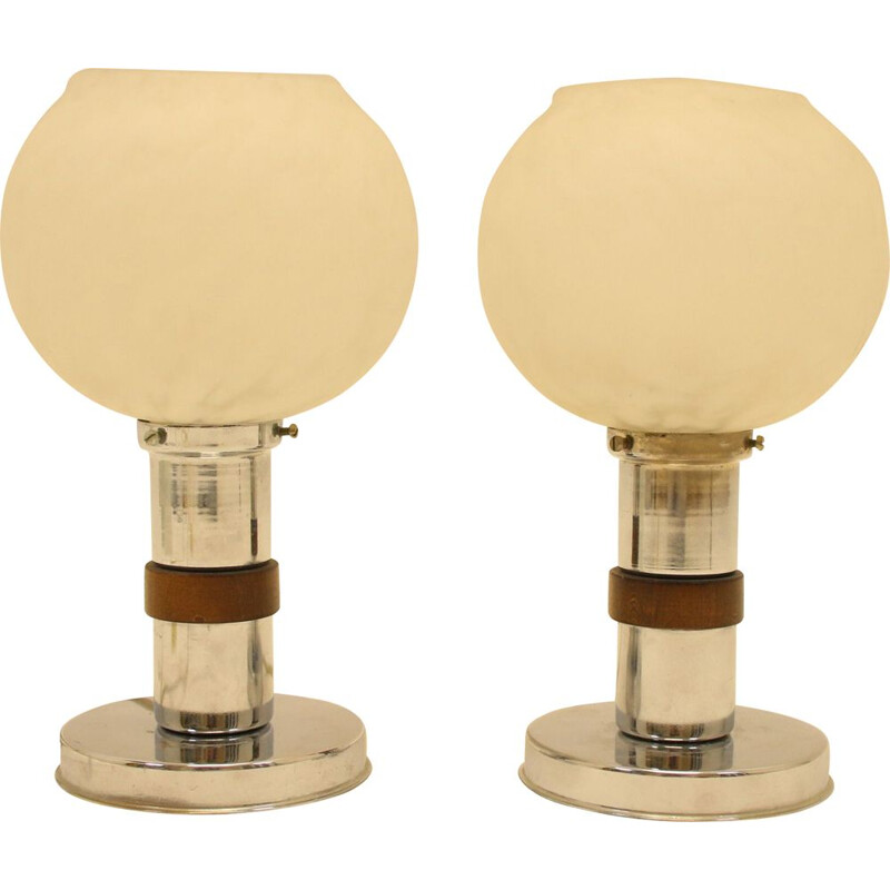 Pair of table lamps vintage art deco 1920s