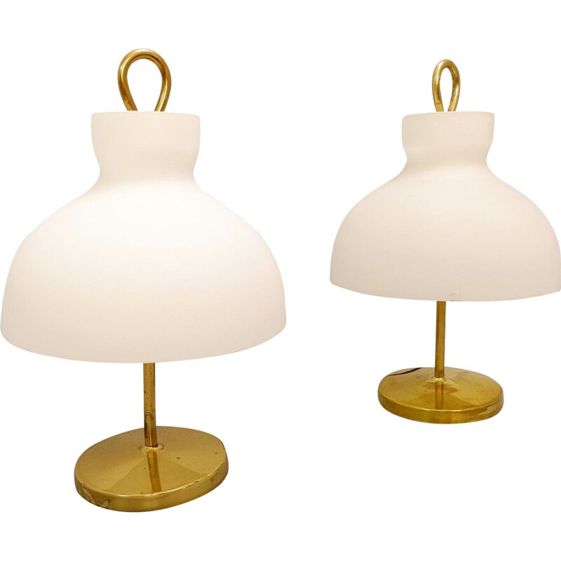 Pair of Vintage Lamp "Arenzano LTA3" by Ignazio Gardella For Azucena