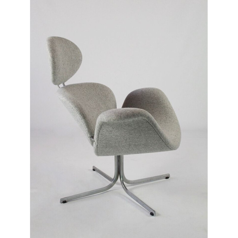 Pair of vintage Big Tulip lounge chairs by Pierre Paulin  for Artifort F551 first edition