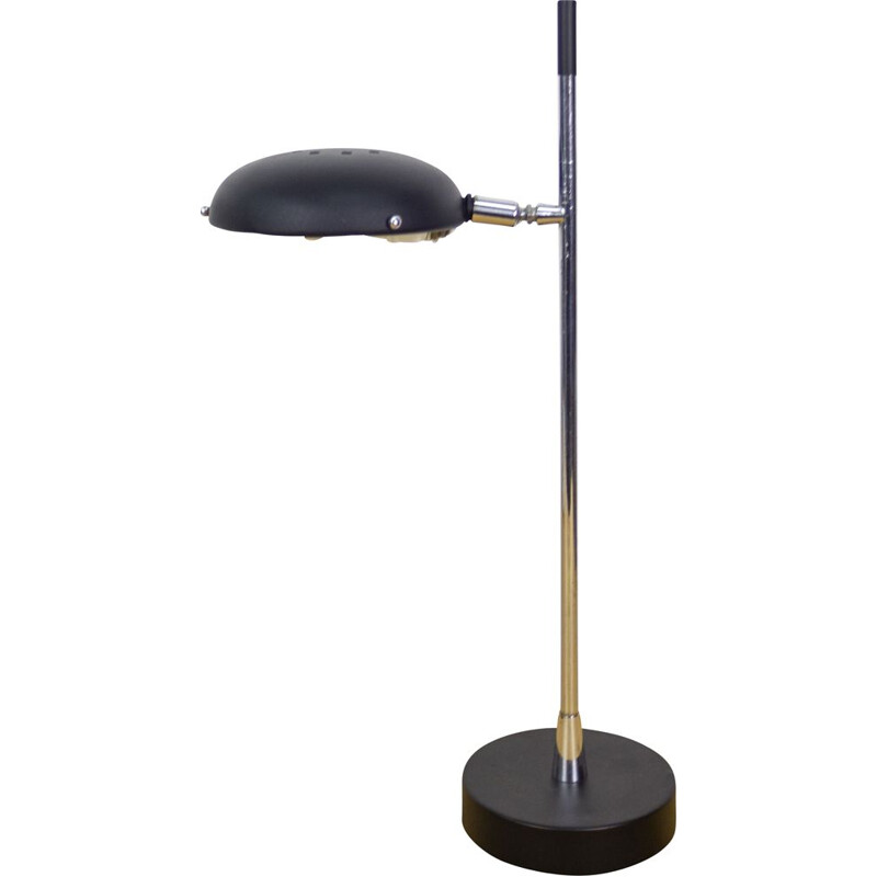 Lampe de table vintage en métal 1960