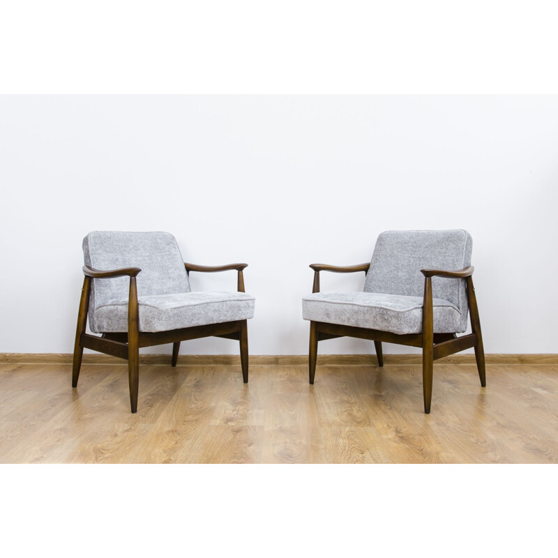 Set of vintage armchairs Model Gfm 87 by Julisz Kędziorek For Gfm, 1960