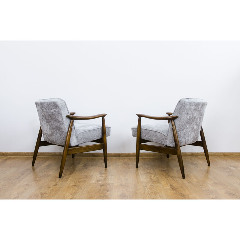 Set of vintage armchairs Model Gfm 87 by Julisz Kędziorek For Gfm, 1960