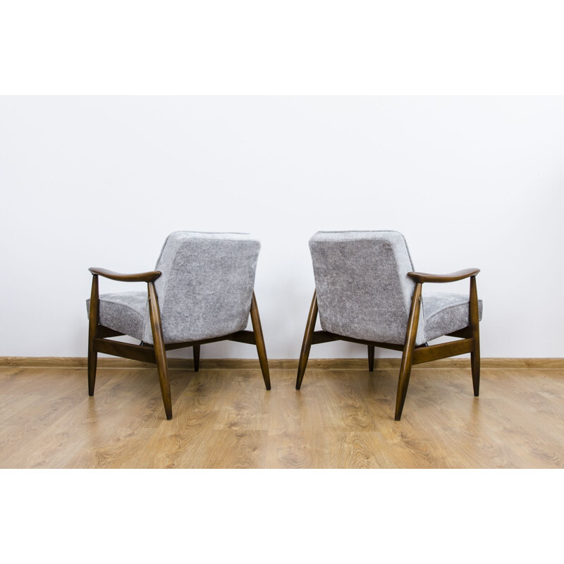 Set of vintage armchairs Model Gfm 87 by Julisz Kędziorek For Gfm, 1960