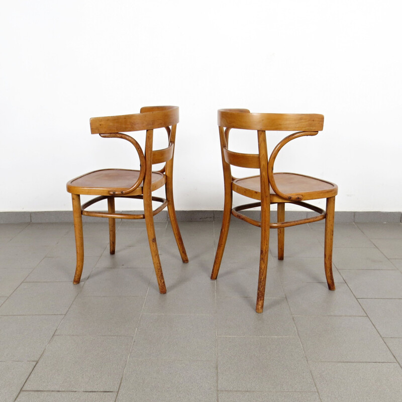 Pair of vintage chairs by Fischel 1920