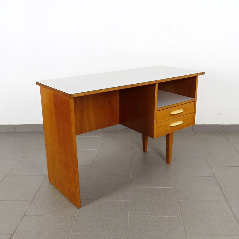 Vintage wooden desk 1960s