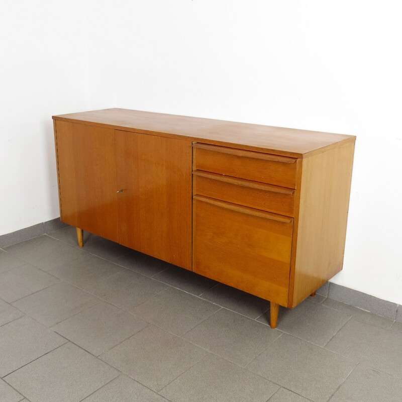 Vintage highboard Czechoslovakia 1960