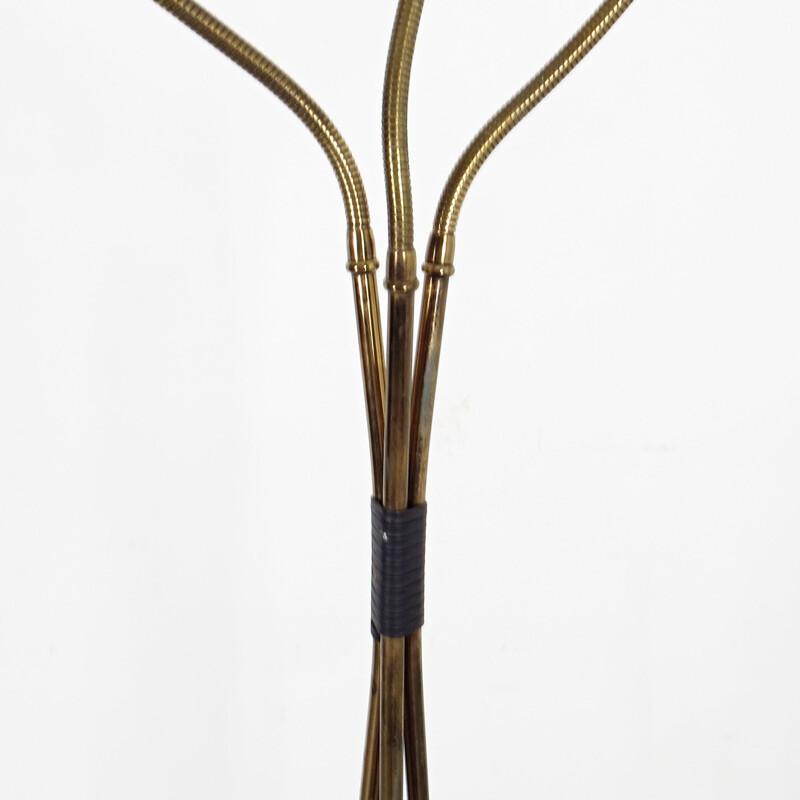 Vintage floor lamp with 3 heads, Czechoslovakia 1960