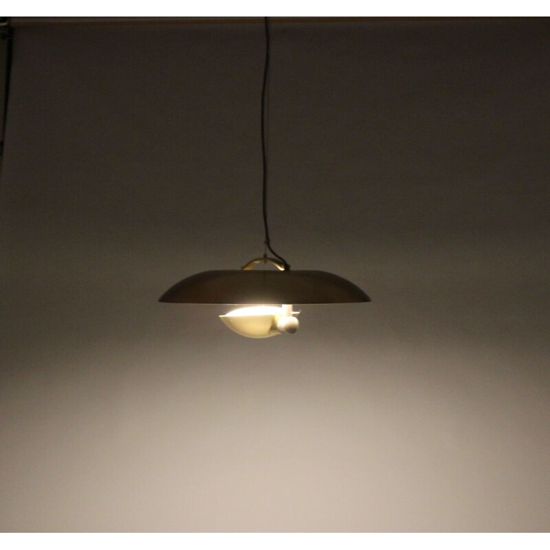 Lámpara de suspensión vintage de Temde Leuchten 1970