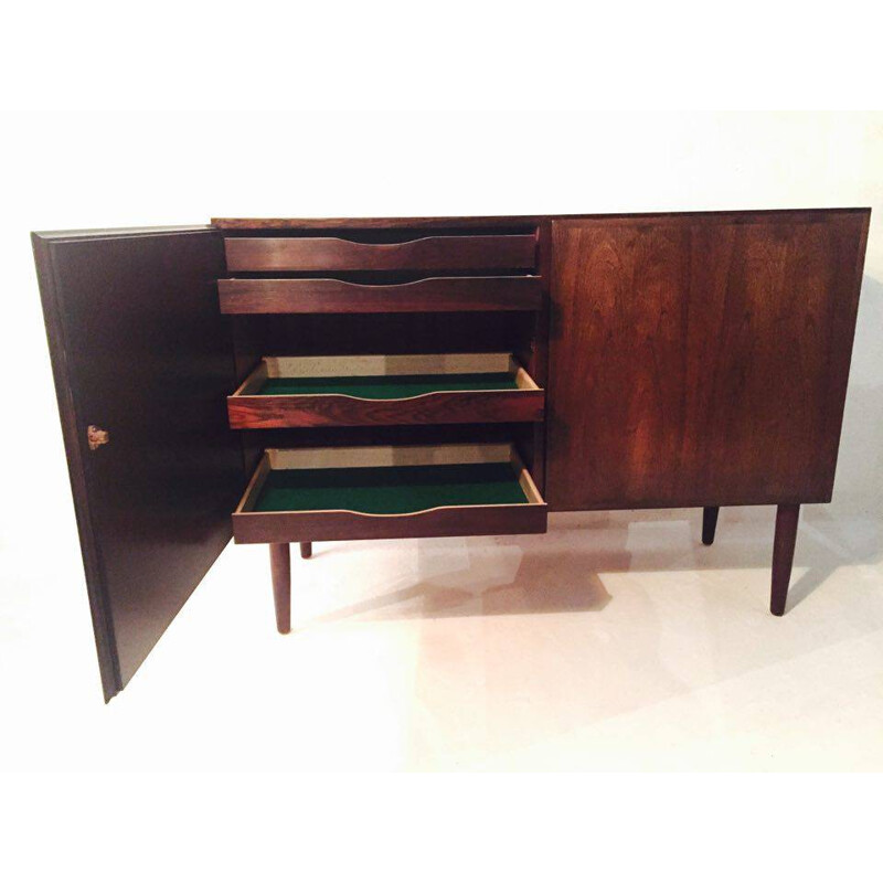 Scandinavian sideboard in rosewood, OMANN Junior - 1950s