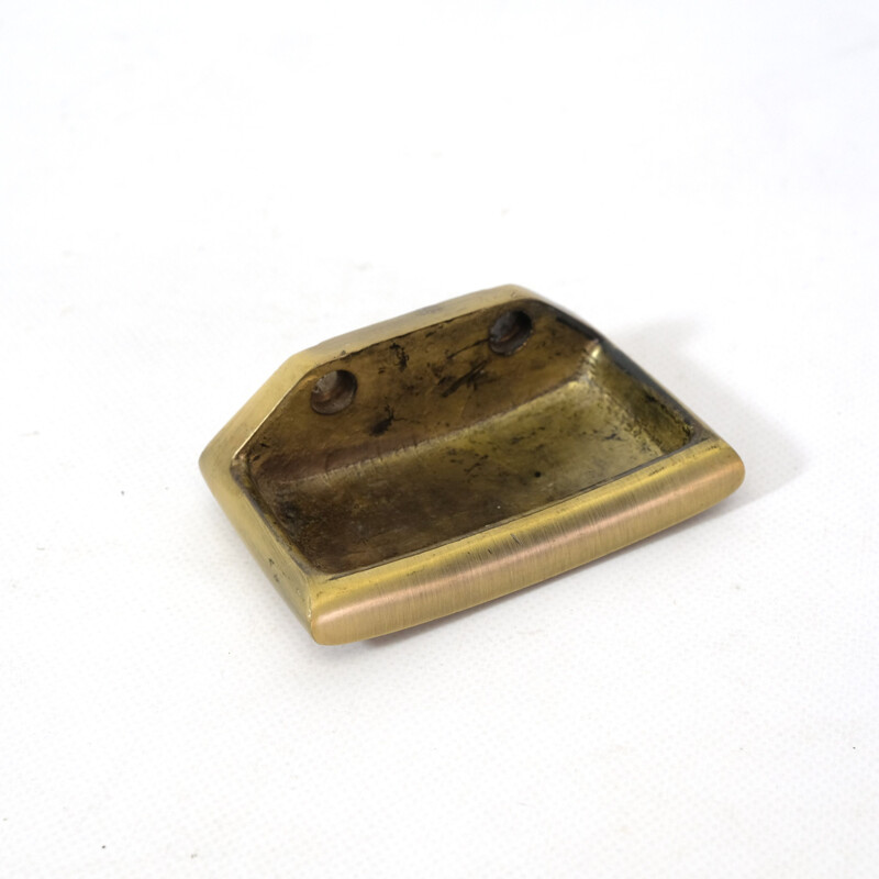 Vintage brass soap dish