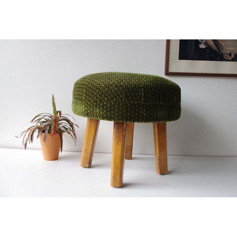 Vintage stool on springs 1930s