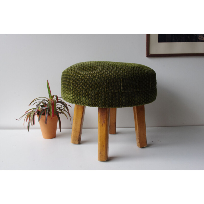 Vintage stool on springs 1930s