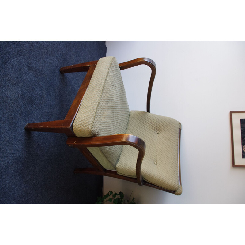 Vintage Art Deco fauteuil 1950