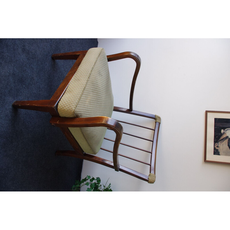 Vintage Art Deco fauteuil 1950