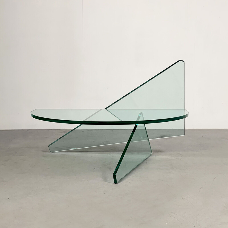 Table d'appoint Vintage de De Pas, D'Urbino et Lomazzi pour Tonelli Design, 1980
