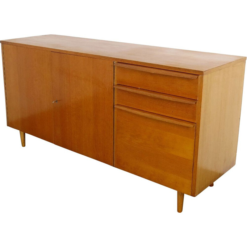 Vintage highboard Czechoslovakia 1960