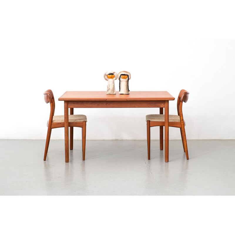 Vintage teak dining table Danish 1960