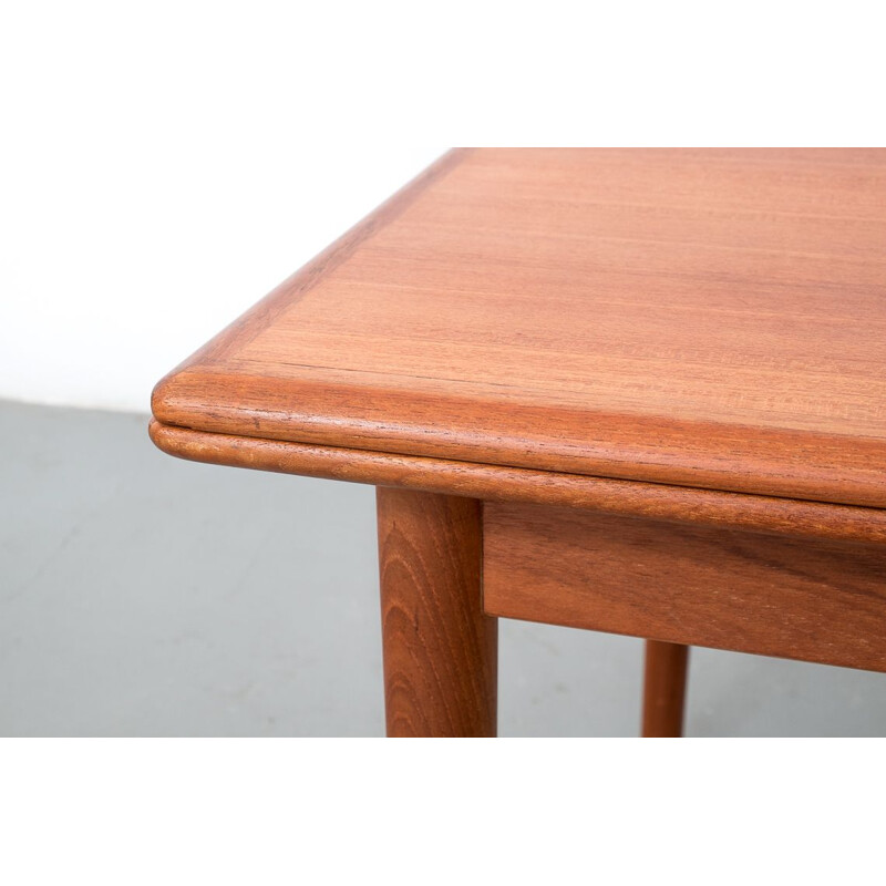 Vintage teak dining table Danish 1960