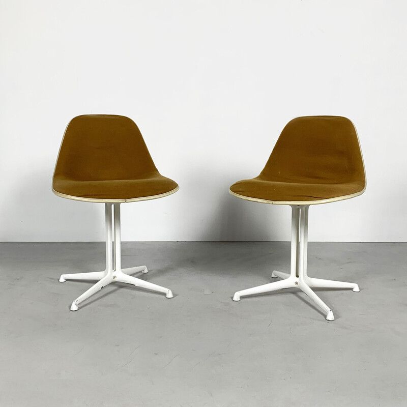 Pair of vintage chairs La Fonda by Charles & Ray Eames for Herman Miller 1970