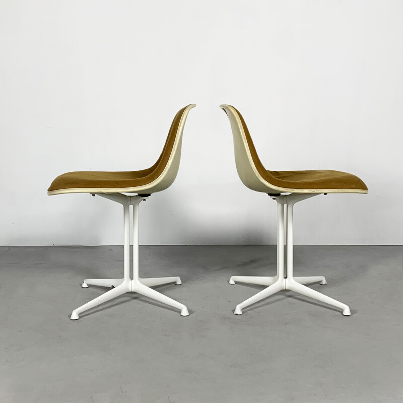 Paire de chaises vintage La Fonda de Charles & Ray Eames pour Herman Miller 1970