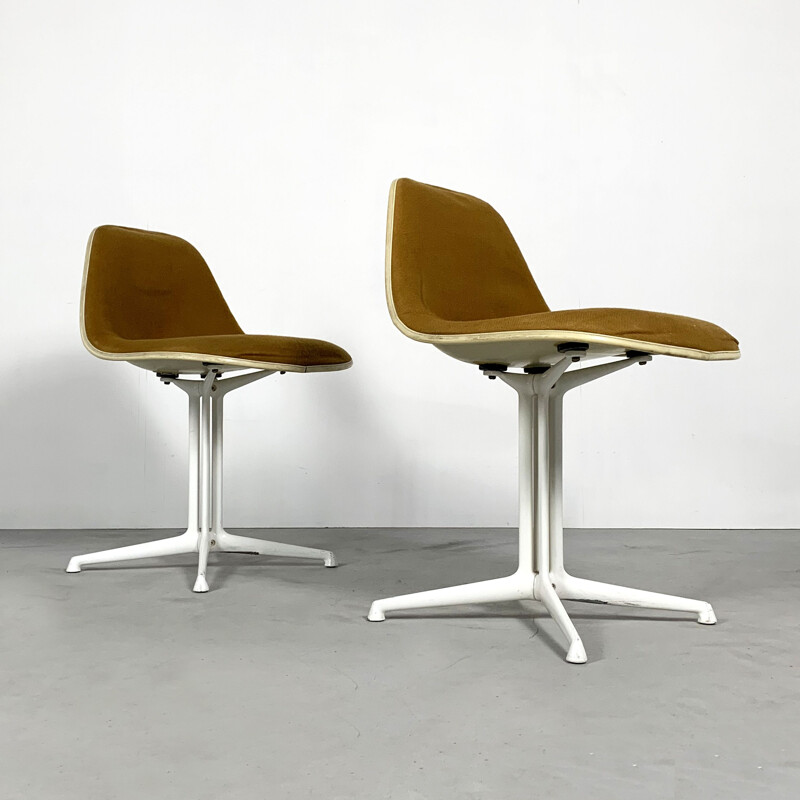 Paire de chaises vintage La Fonda de Charles & Ray Eames pour Herman Miller 1970