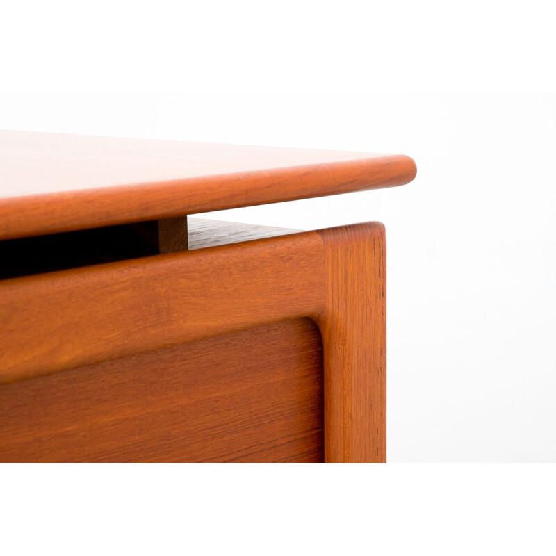 Vintage teak desk by Arne Vodder for G.V Mobler Danish 1960