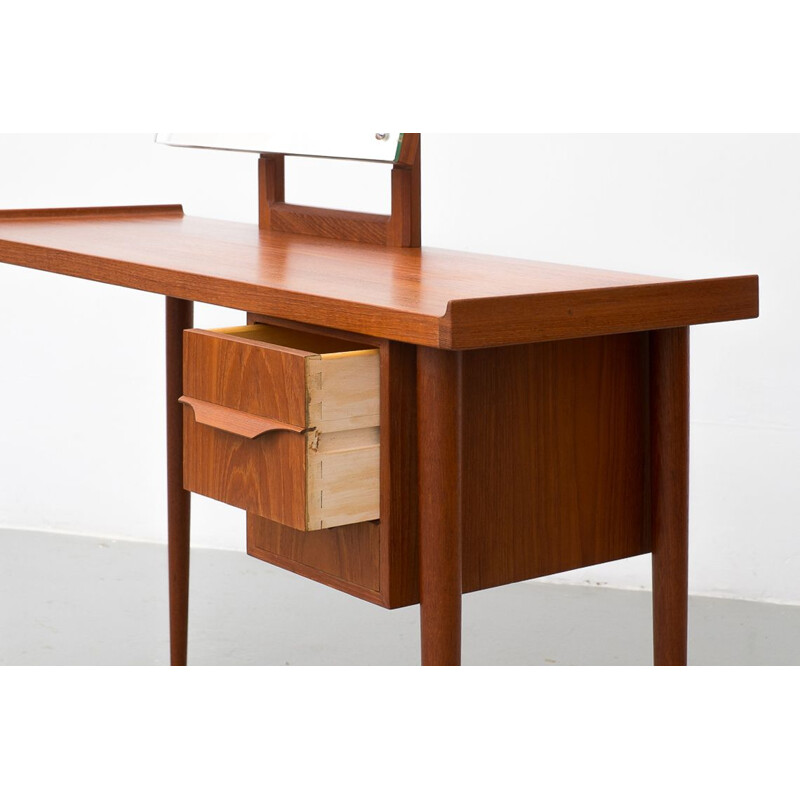 Vintage small dressing table Danish 1960