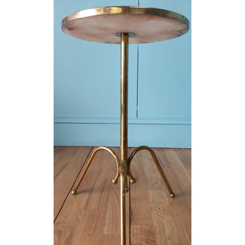 Vintage Brass side table by Cesare Lacca 1950s