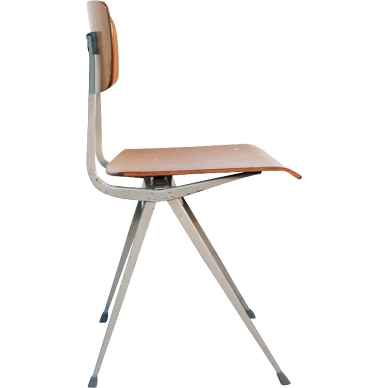 Ahrend de Cirkel "Result" chair in metal and wood, Friso KRAMER - 1960s