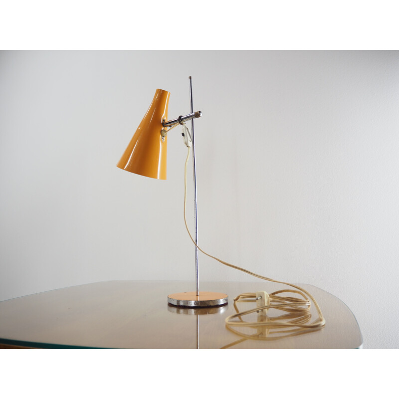 Lampe de table vintage par Josef Hurka, Tchécoslovaquie 1970