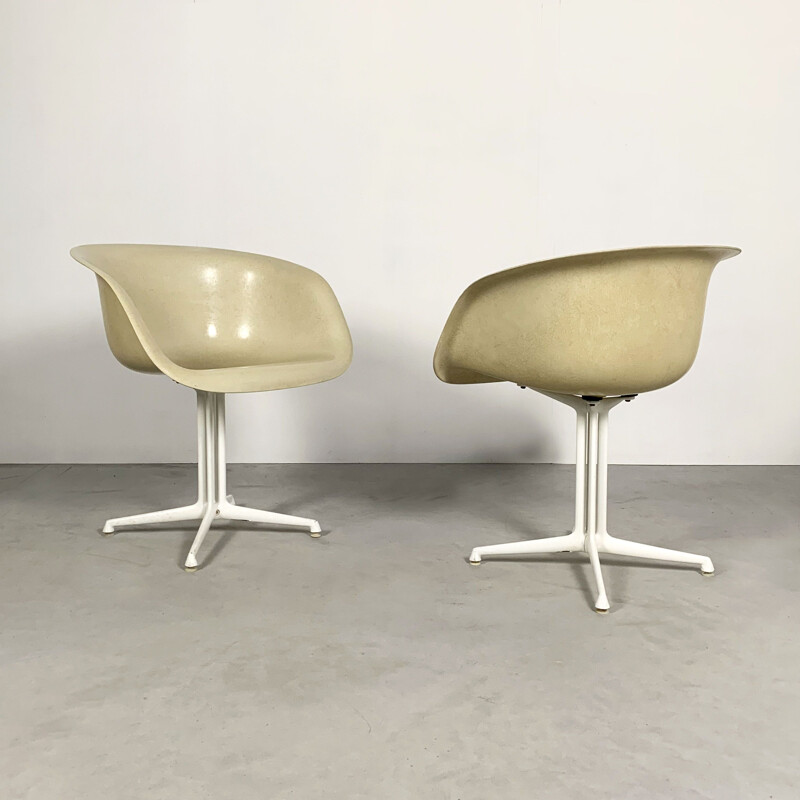Paire de fauteuils vintage La Fonda de Charles & Ray Eames pour Herman Miller 1970