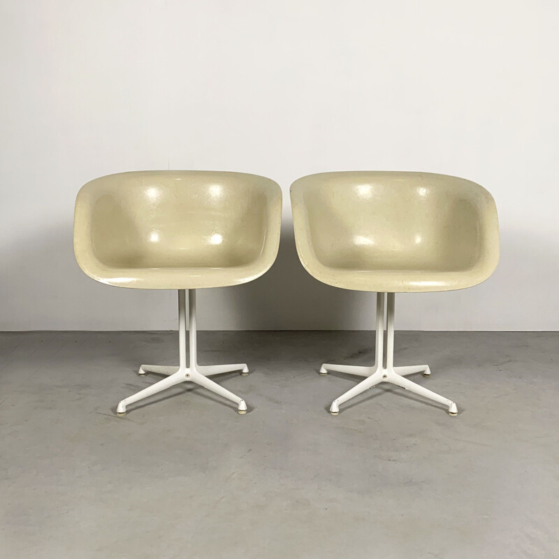 Pair of vintage La Fonda Armchairs by Charles & Ray Eames for Herman Miller, 1970s