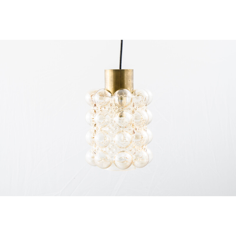 Pair of vintage bubble glass ceiling light, Helena Tynell and Heinrich Gantenbrink 1960s