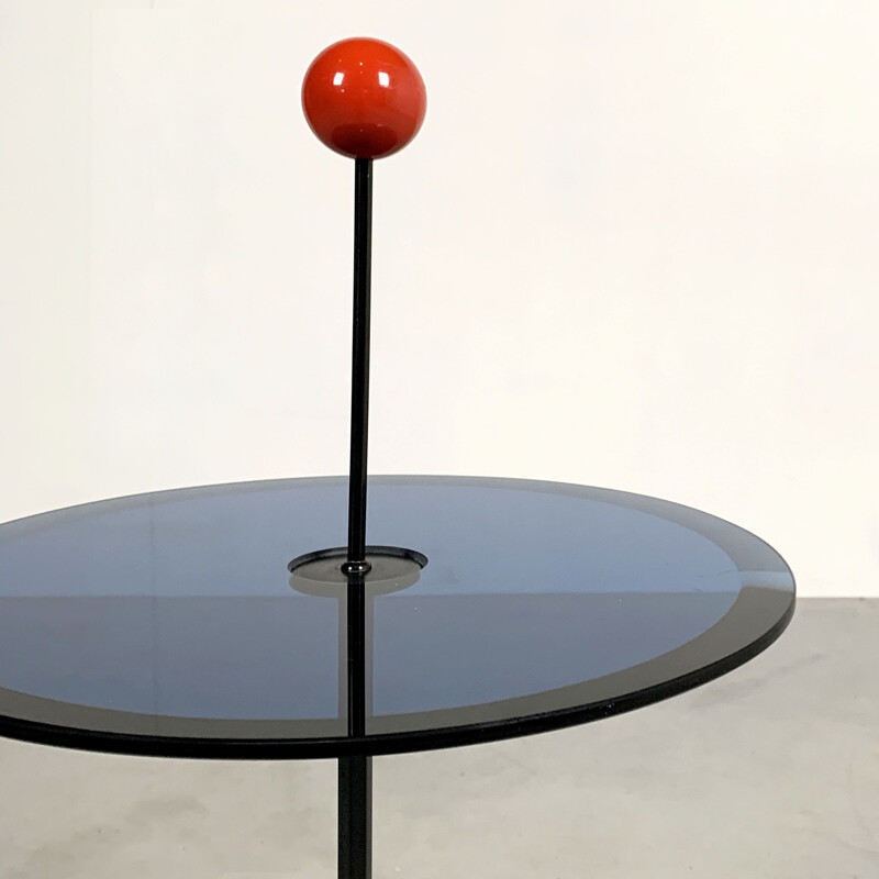 Table d'appoint Vintage Orio de Pierluigi Cerri pour Fontana Arte 1980