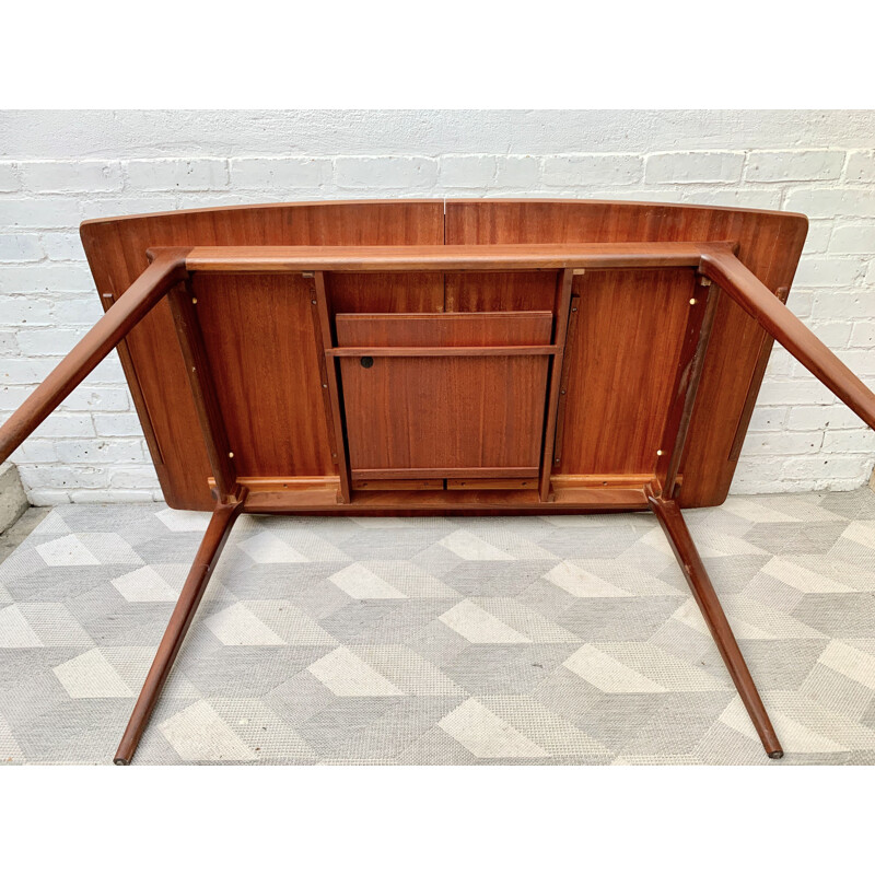 Vintage Teak Extending Dining Table by A.H Mcintosh 1970