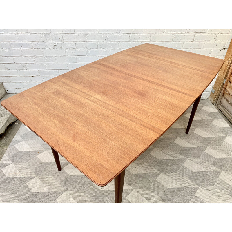 Vintage Teak Extending Dining Table by A.H Mcintosh 1970